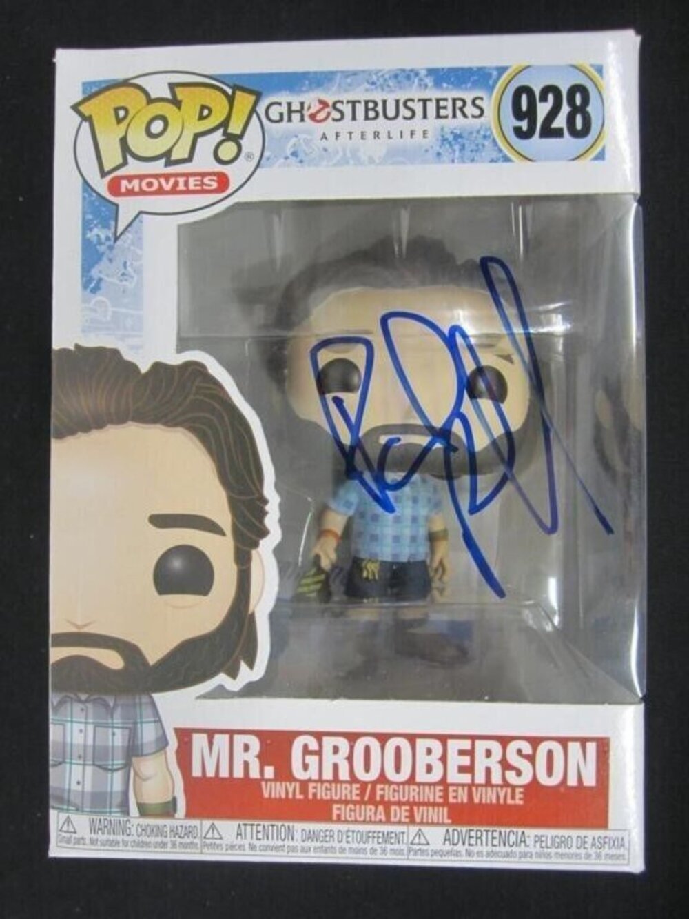 Paul Rudd signed Funko Pop! Vinyl: Ghostbusters - Mr. Grooberson #928 w/COA